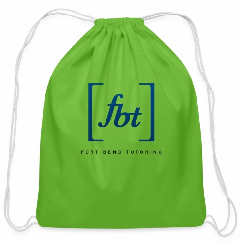 Fort Bend Tutoring Logo [fbt] - Cotton Drawstring Bag
