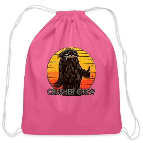 Crusher Crew Cryptid Sunset - Cotton Drawstring Bag