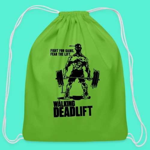 The Walking Deadlift - Cotton Drawstring Bag