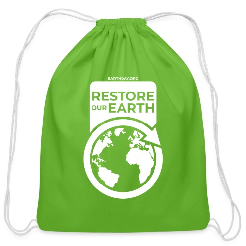 Restore Our Earth - Cotton Drawstring Bag