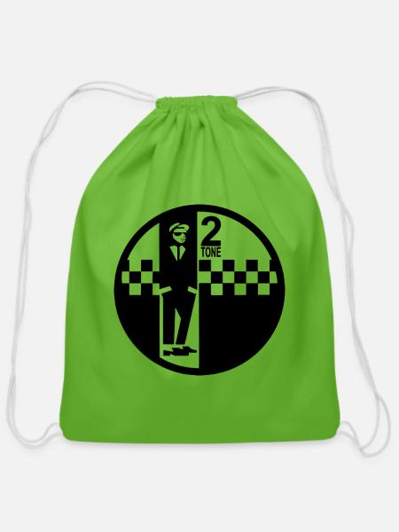 2 Tone Records The Specials Label - Cotton Drawstring Bag - clover