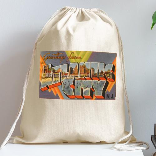 Atlantic City 1955 - Cotton Drawstring Bag