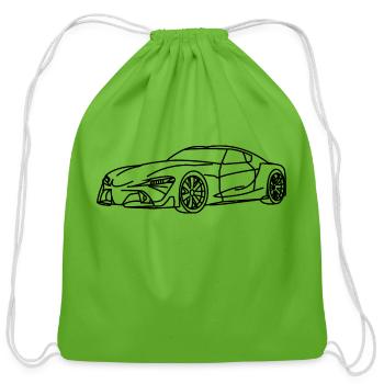 Toyota Supra 2020-2021 - Cotton Drawstring Bag - clover - Front
