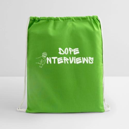 Dope Interviews with Warren Shaw - Cotton Drawstring Bag