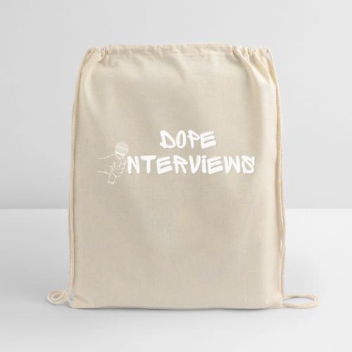 Dope Interviews with Warren Shaw - Cotton Drawstring Bag