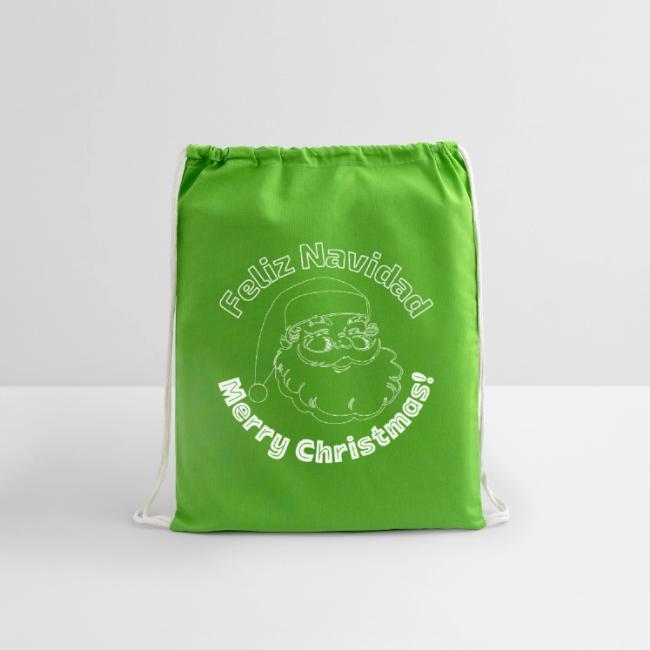 Feliz Navidad Merry Christmas Santa Claus Line Art