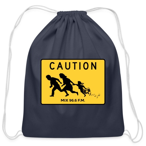 CAUTION SIGN - Cotton Drawstring Bag