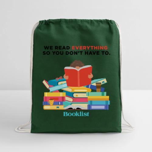 Booklist: We Read Everything, So You Don’t Have To - Cotton Drawstring Bag