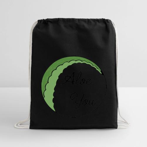 Aloe you, I love you - Cotton Drawstring Bag