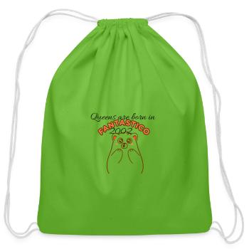 QUEENS ARE BORN IN 2002 FANTASTIC - Cotton Drawstring Bag - clover - Front