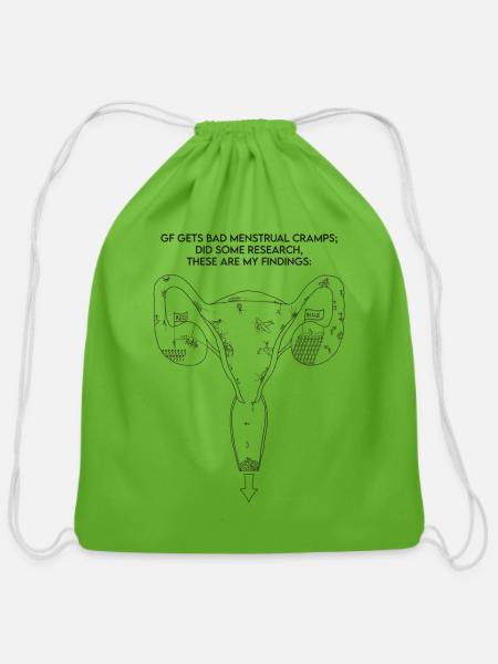 Funny pictures - Cotton Drawstring Bag - clover