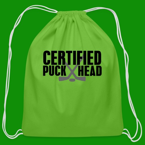 Certified Puck Head - Cotton Drawstring Bag