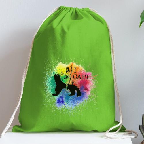 Jesus Cares & Promises - Cotton Drawstring Bag
