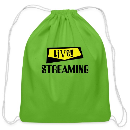Live Streaming - Cotton Drawstring Bag