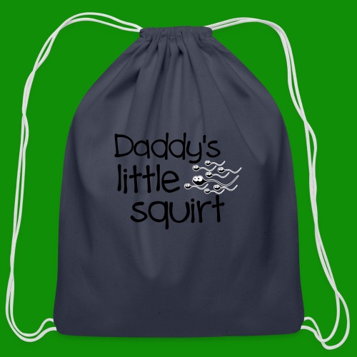 Daddy's Little Squirt - Cotton Drawstring Bag
