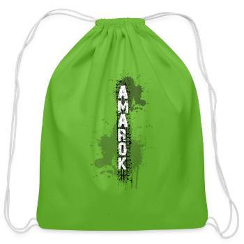 Amarok mud splatter - Cotton Drawstring Bag - clover - Front