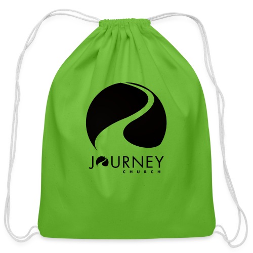 Journey Logo with Graphic - Dark Print - Cotton Drawstring Bag