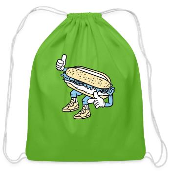 Enjoy Bite Me - Cotton Drawstring Bag - clover - Front