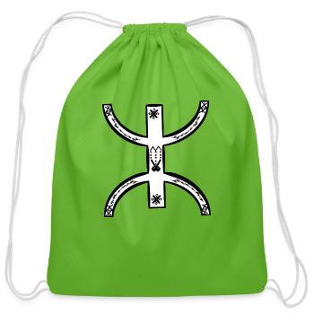 AZUL Design - Cotton Drawstring Bag - clover - Front