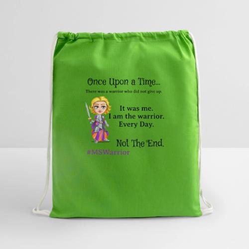 MS Warrior Woman - Cotton Drawstring Bag