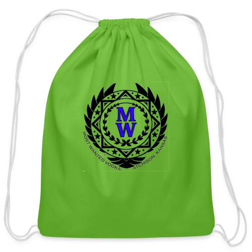The Most Wanted Crest - Cotton Drawstring Bag