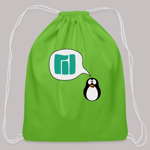Manjaro Hi - Cotton Drawstring Bag