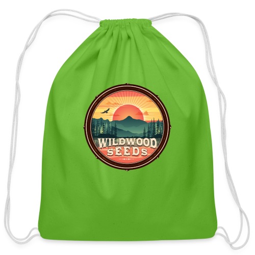 Wildwood Seeds Sunset - Cotton Drawstring Bag