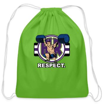 john cena - Cotton Drawstring Bag - clover - Front