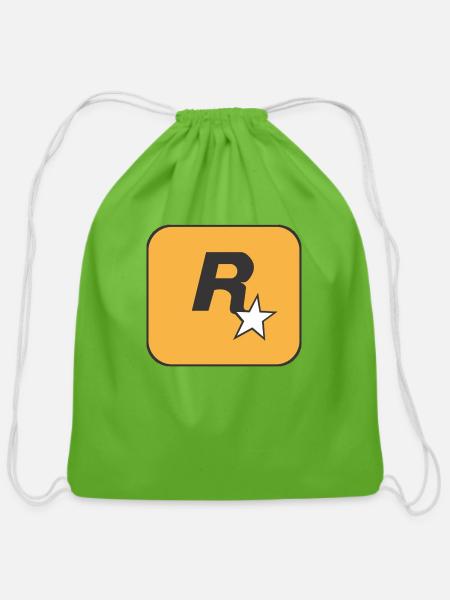 RockStar - Cotton Drawstring Bag - clover