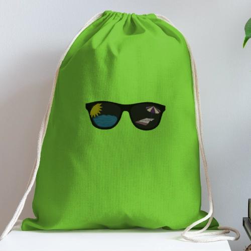 Summer Shade - Cotton Drawstring Bag