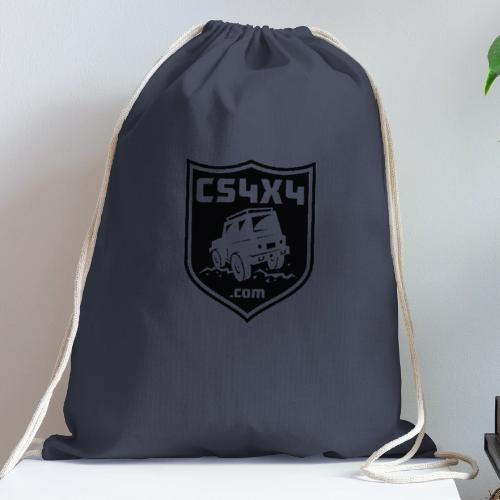 CS4x4 Black Shield - Cotton Drawstring Bag