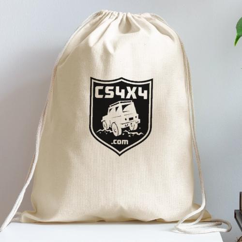 CS4x4 Black Shield - Cotton Drawstring Bag