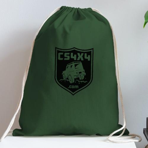 CS4x4 Black Shield - Cotton Drawstring Bag