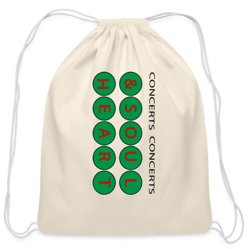 Heart & Soul Concerts Money Green - Cotton Drawstring Bag