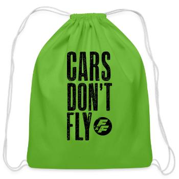Fast Furious Cars Don'T Fly Long Sleeve - Cotton Drawstring Bag - clover - Front