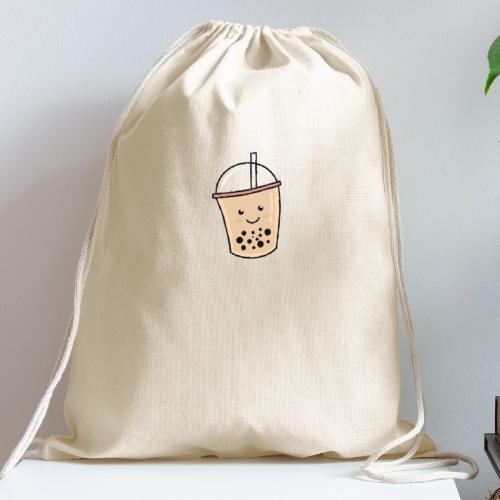 Kawaii Bubble Tea - Cotton Drawstring Bag