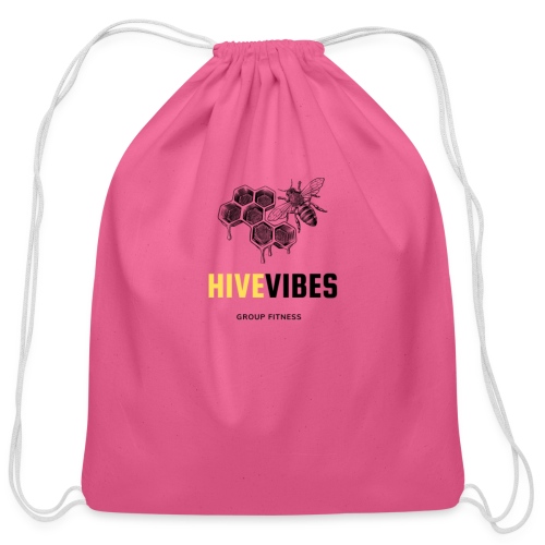 Hive Vibes Group Fitness Swag 2 - Cotton Drawstring Bag