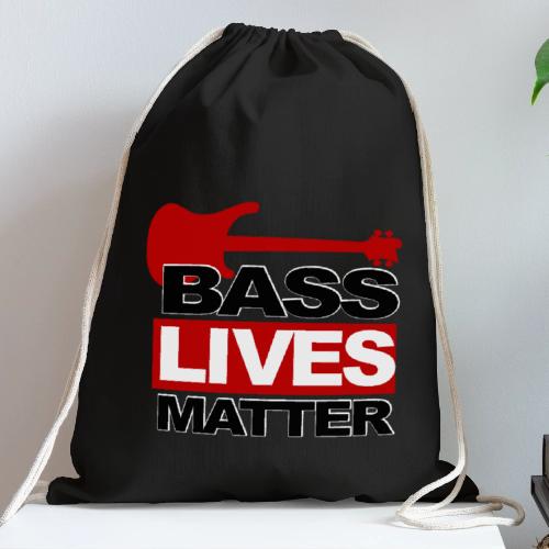 BASS LIVES MATTER - Cotton Drawstring Bag