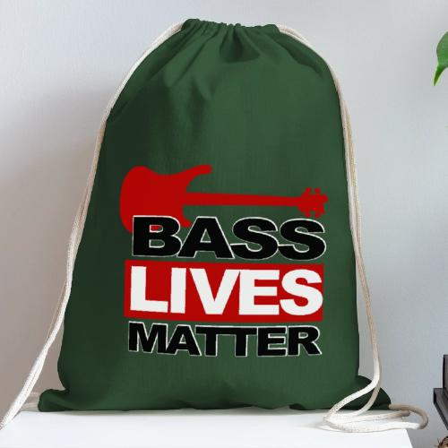 BASS LIVES MATTER - Cotton Drawstring Bag