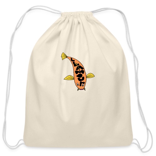 Llamour fish. - Cotton Drawstring Bag