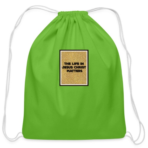 The Life In Christ - Cotton Drawstring Bag