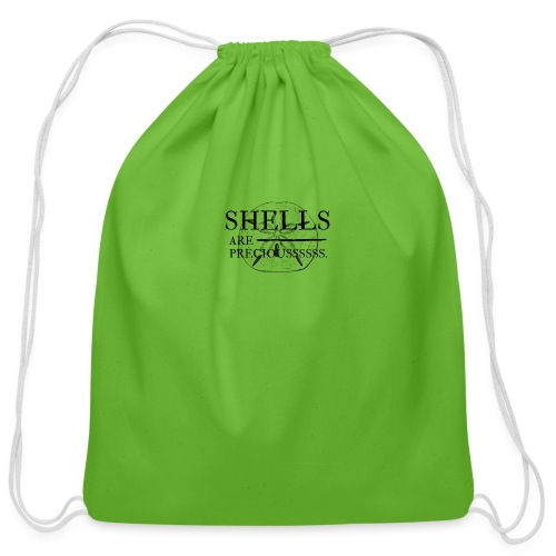 Shells are precious. - Cotton Drawstring Bag