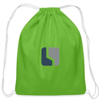 The Core Courier  - Cotton Drawstring Bag - clover - Front