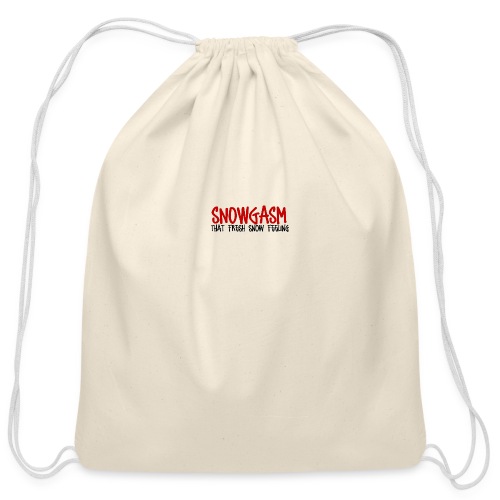 Snowgasm - Cotton Drawstring Bag