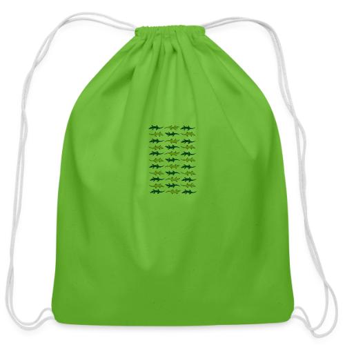 Crocs and gators - Cotton Drawstring Bag