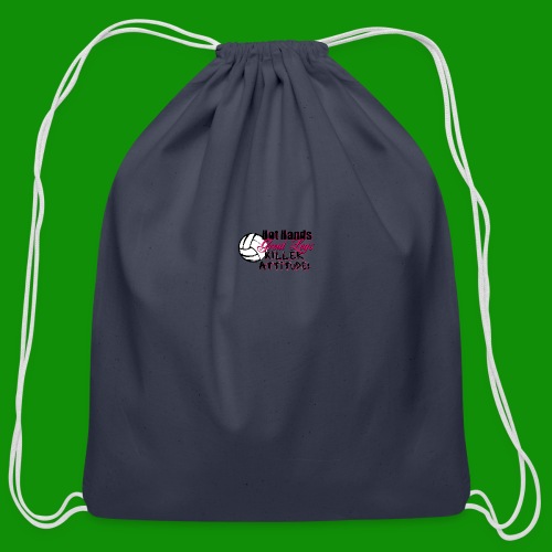 Hot Hands Volleyball - Cotton Drawstring Bag