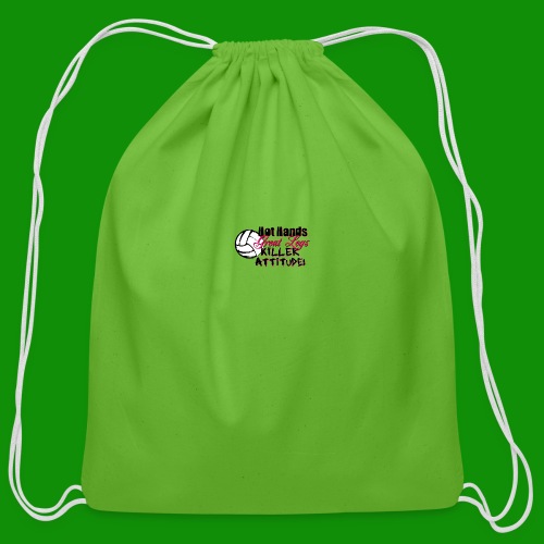 Hot Hands Volleyball - Cotton Drawstring Bag