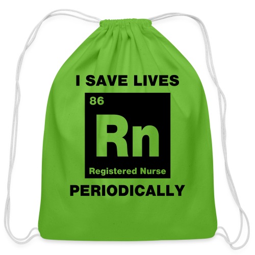 I Save Lives RN - Cotton Drawstring Bag