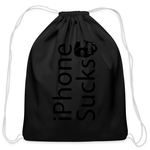 iPhone Sucks - Cotton Drawstring Bag