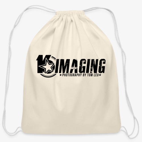 16IMAGING Horizontal Black - Cotton Drawstring Bag